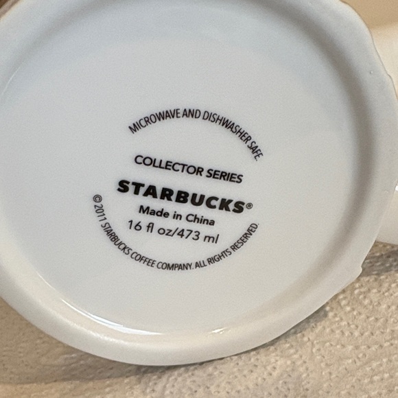 Starbucks Paris Relief mug. 2011 collector series. never used - Picture 3 of 3